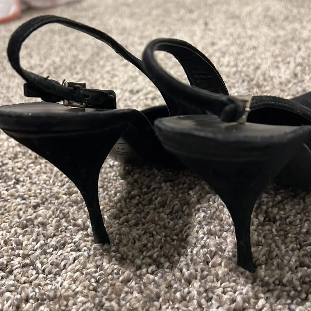Prada black suede heels - Picture 2 of 8